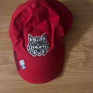 Arizona Wildcats Hat Cap Strap Back Adult Red 100% Cotton Captivating Headwear